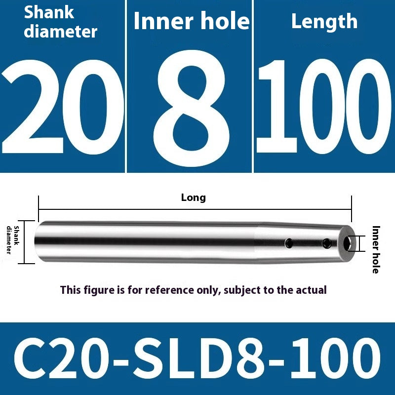 2059-High precision side solid SLD extension rod CNC milling cutter extended rod small diameter straight handle deep cavity avoidance C12C16C20 Shandong Denso Pricision Tools Co.,Ltd.